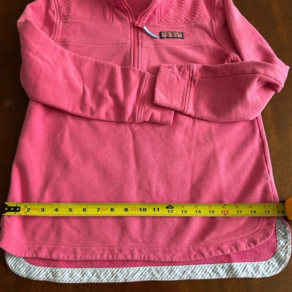 Vineyard Vines Pink 1/4 Zip Pullover Sweater - Picture 2 of 6